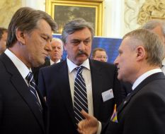 Приезд Ющенко в Кардифф. EURO-2012