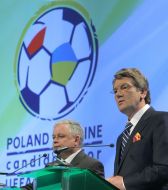 Приезд Ющенко в Кардифф. EURO-2012