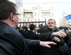 Clash near the Constitutional Court