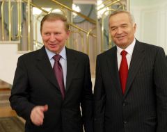 Leonid Kuchma and Islam Karimov