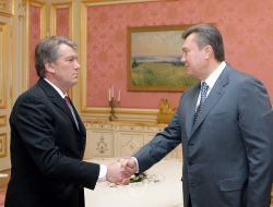Meeting of Yushchenko and Yanukovych