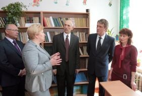 Visit of President to the general school