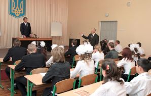 Visit of President to the general school