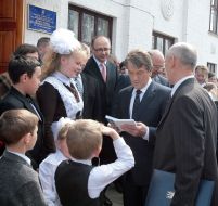 Visit of President to the general school