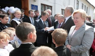 Visit of President to the general school
