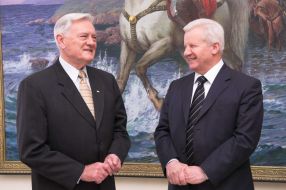 Alexandr Moroz and Valdas Adamkus