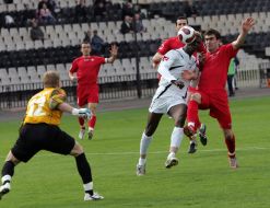 Football championship of Ukraine. FC ”Metallurg” (Donetsk)-FC ”Krivbass” (Krivoy Rog)