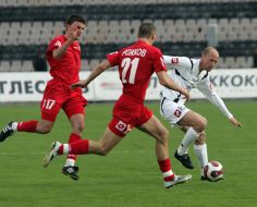 Football championship of Ukraine. FC ”Metallurg” (Donetsk)-FC ”Krivbass” (Krivoy Rog)