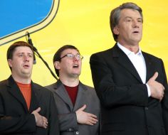 Meeting by opposition on Yevropeyska ploshcha. 28.04.07