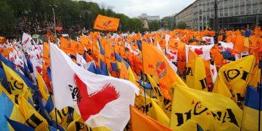 Meeting by opposition on Yevropeyska ploshcha. 28.04.07