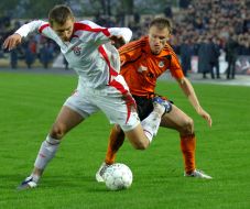 Soccer. ”Shakhter” vs ”Stal”