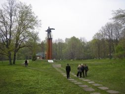 Monument of partisan detachment