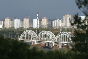 Railway bridge through Dnepr