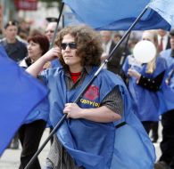 May demonstration in Simferopol