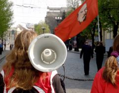 Первомайская демонстрация в Харькове