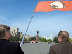 Первомайская демонстрация в Харькове