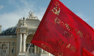 May day demonstration in Odessa