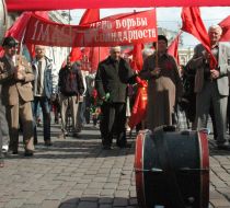 May day demonstration in Odessa