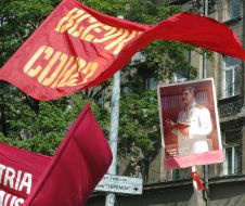 May day demonstration in Odessa