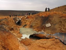 Взрыв на газопроводе ”Уренгой-Помары-Ужгород”