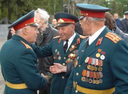 Celebretion of Victory Day in Lvov