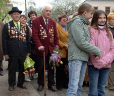 Celebretion of Victory Day in Drogobych