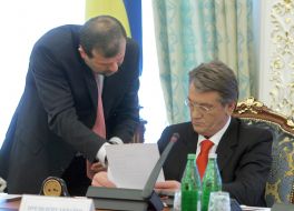 Viktor Yushchenko and Viktor Baloga