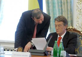 Viktor Yushchenko and Viktor Baloga
