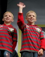 Twins Andrey and Sasha Chertkovy