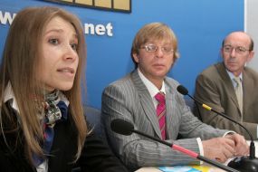 Natalia Martynenko, Igor Slisarenko and Jeremy Hartly