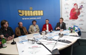 Press conference in UNIAN. Presentation of musical “Three musketeers”
