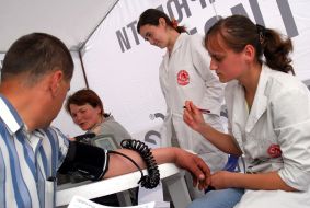 Action ”Week of pressure measuring” in Lvov
