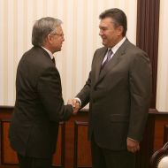 Встреча Рене Ван дер Линдена и Виктора Януковича