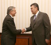 Встреча Рене Ван дер Линдена и Виктора Януковича