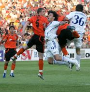 Soccer. FC “Shakhter” (Donetsk) and FC “Dynamo” (Kiev)