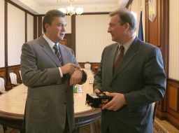 Meeting of Yanukovich with Tretyak
