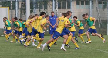 Training of the Ukrainian National  football team