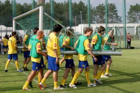 Training of the Ukrainian National  football team