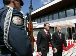 Viktor Yushchenko and Stepan Mesych