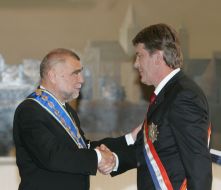 Viktor Yushchenko and Stepan Mesych