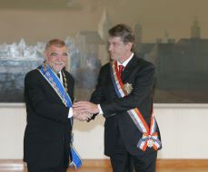 Viktor Yushchenko and Stepan Mesych