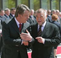 Viktor Yushchenko and Stepan Mesych