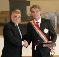 Viktor Yushchenko and Stepan Mesych