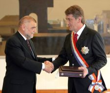 Viktor Yushchenko and Stepan Mesych