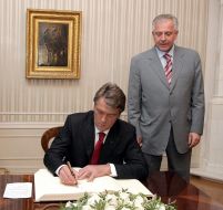 Viktor Yushchenko and Volodimir Sheks