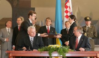 Signing of Ukrainian-Croatian documents