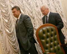 Встреча Мороза и Януковича с Кубишем