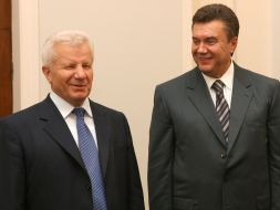 Встреча Мороза и Януковича с Кубишем