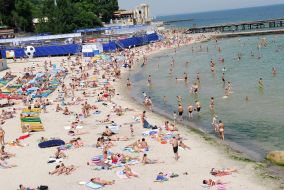 Beach season in Odessa