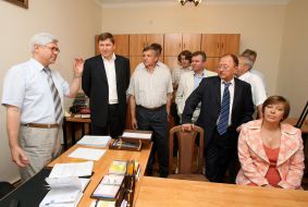 In Staff department of Supreme Soviet